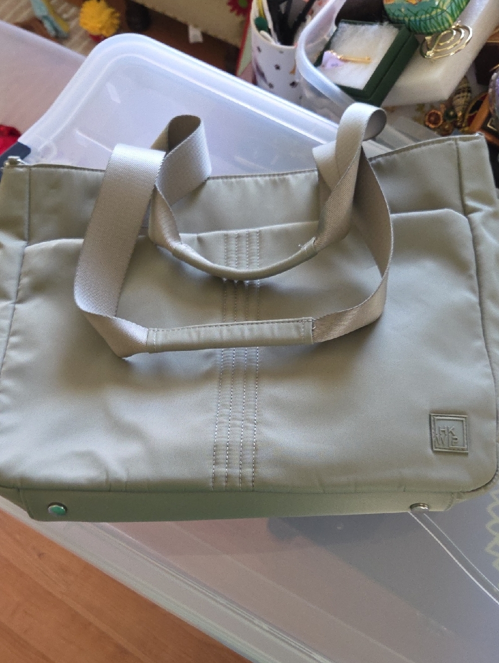 IHKWIP, Light Sage Green Tote Bag